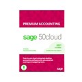 Sage 50cloud Premium Accounting 2021 for 1 User, Windows, Download (50CPPA121ESDCSRT)