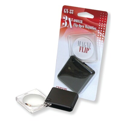 Carson Optical MagniFlip Flip-Open Handheld Magnifiers (CSNGN33)