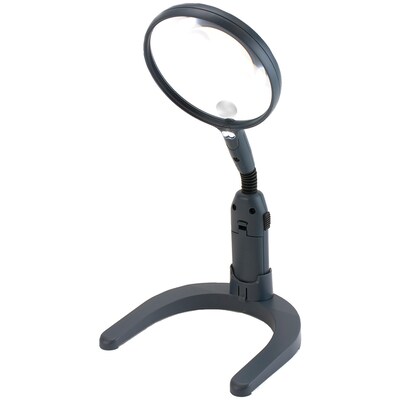 Carson Optical MagniLamp LED 2x Desktop Magnifier w/Light, Black (CSNGN55)