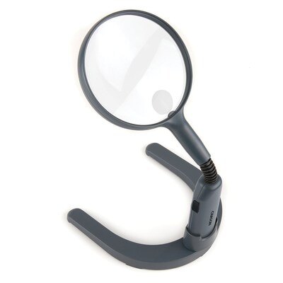 Carson Optical MagniLamp LED 2x Desktop Magnifier w/Light, Black (CSNGN55)