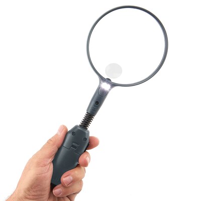 Carson Optical MagniLamp LED 2x Desktop Magnifier w/Light, Black (CSNGN55)