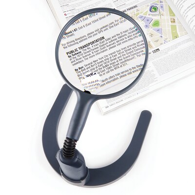 Carson Optical MagniLamp LED 2x Desktop Magnifier w/Light, Black (CSNGN55)
