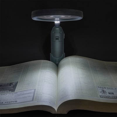 Carson Optical MagniLamp LED 2x Desktop Magnifier w/Light, Black (CSNGN55)