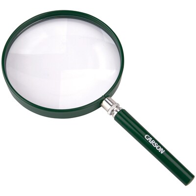 Carson Optical 5" BigEye 2x Round Hand Magnifier, (HU-20)