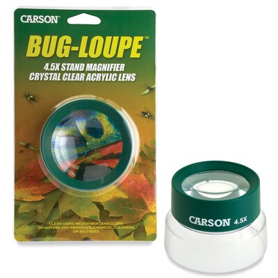 Carson Optical BugLoupe 4.5x Stand Magnifier, (HU-55)