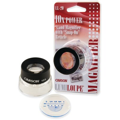 Carson Optical LumiLoupe 10x Magnifier (LL-20)