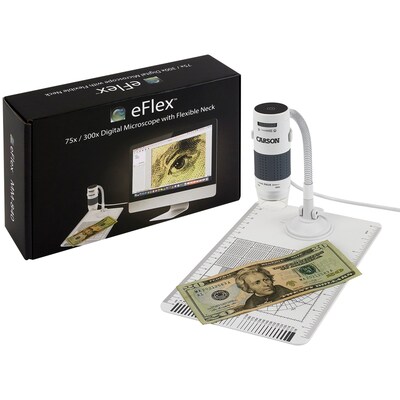 Carson Optical eFlex 75x–300x Digital Microscope, (MM-840)