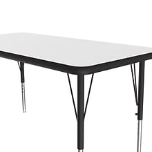 White 30x48 Rectangular Activity Table