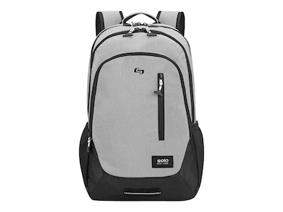 Solo New York Region Laptop Backpack, Gray Nylon (VAR704-10)