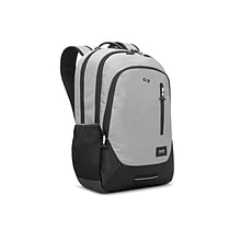 Solo New York Region Laptop Backpack, Gray Nylon (VAR704-10)