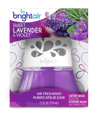 Bright Air Oil Diffuser, Sweet Lavender/Violet Scented, 45 Day (BRI900288EA)