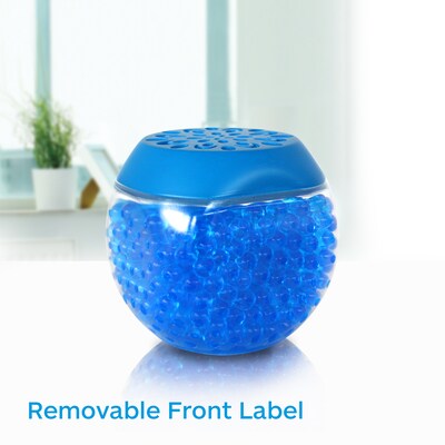Bright Air Scent Gems Odor Eliminator, Cool & Clean, Blue, 10 Oz, 6/CT (BRI900228CT)