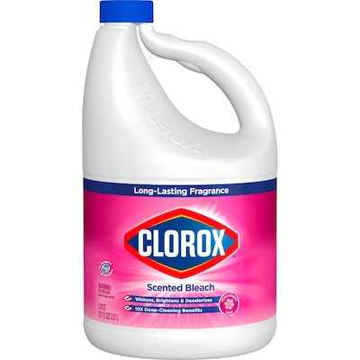 Clorox Bleach, Fresh Meadow, 121 oz., 3/Carton (CLO30776)
