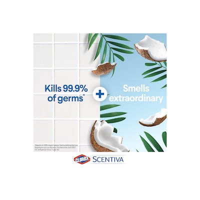 Clorox Scentiva Multi-Surface Cleaner -  Pacific Breeze & Coconut, 32 Ounce Spray Bottle (31774)