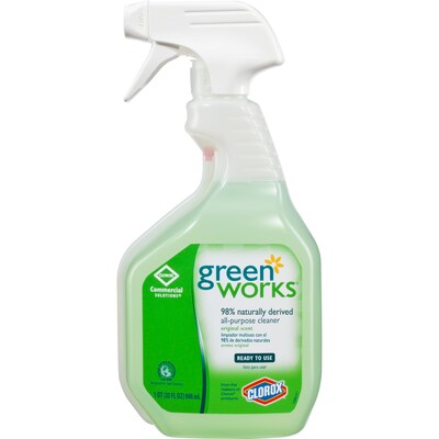 Clorox Commercial Solutions Green Works All Purpose Cleaner Spray, 32 oz. (00456)