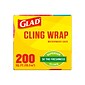Glad® ClingWrap Plastic Food Wrap, 200 Sq. Ft. Roll (00020)