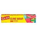Glad ClingWrap Plastic Food Wrap, 300 Square Foot Roll