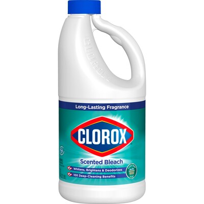Clorox Bleach, Clean Linen Scent, 64 oz. 8/Carton (30772)