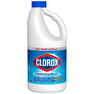 Clorox™ Disinfecting Bleach, Regular, 64 Ounce Bottle (30769) (Packaging May Vary)