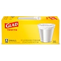 Glad Small Trash Bags - 4 Gallon - 30 Count (78817)