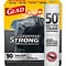 Glad® Large Drawstring Trash Bags - Extra Strong 30 Gallon Black Trash Bag - 90 Count (78952)