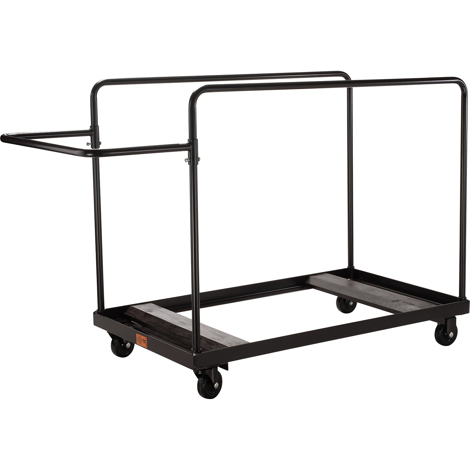 National Public Seating Folding Table Dolly, 1100 lb. Capacity, Brown (DY-71R)
