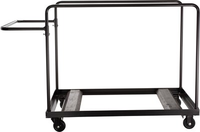 National Public Seating Folding Table Dolly, 1100 lb. Capacity, Brown (DY-71R)