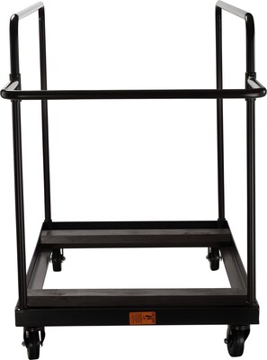 National Public Seating Folding Table Dolly, 1100 lb. Capacity, Brown (DY-71R)