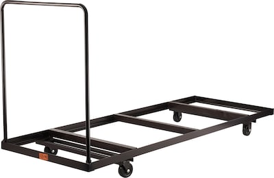 NPS #DY-3096 Folding Table Dolly - Horizontal Storage - Max 96L, Brown