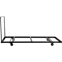 NPS #DY-3096 Folding Table Dolly - Horizontal Storage - Max 96L, Brown