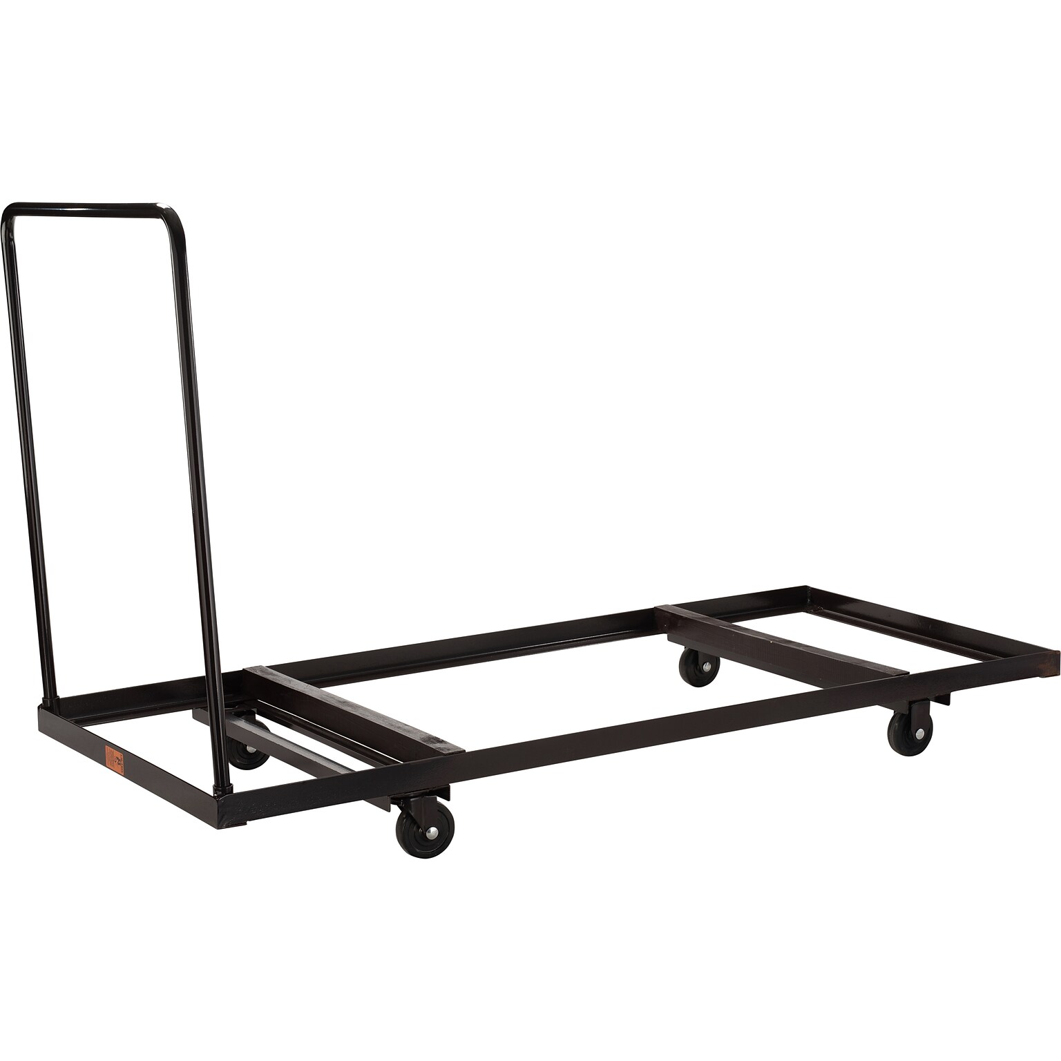 National Public Seating Folding Table Dolly, 1100 lb. Capacity, Brown (DY-3072)