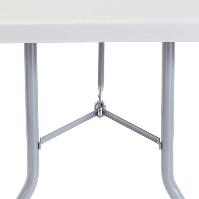 NPS® Heavy Duty Folding Table, 30 x 60, Speckled Gray (BT30601)