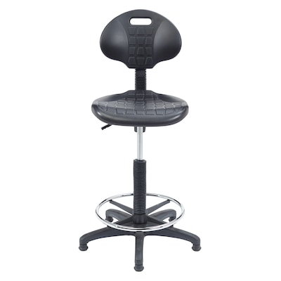 National Public Seating Kangaroo Stool 6700 Series Polyurethane Drafting Chair, Black (6722HB)