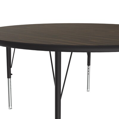 Walnut 48 Round Activity Table