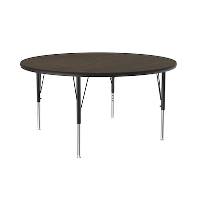 Walnut 48 Round Activity Table