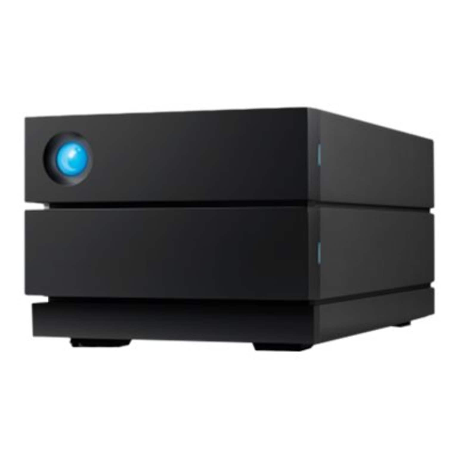 LaCie 2big RAID 8TB, External Hard Drive, Black (STHJ16000800)