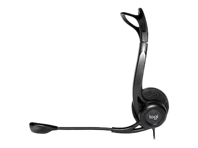 Logitech 960 Stereo Headset, Over-the-Head, Black (981-000836)