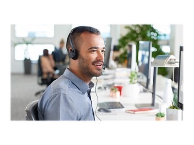 Logitech 960 Stereo Headset, Over-the-Head, Black (981-000836)