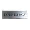 Custom Mountable Engraved Sign with Metal Flush Wall Mount Holder, 3 x 8