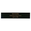 Custom Engraved Flexibrass® Sign, 2 x 10