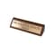 Custom Laser Engraved Name Plate Gold Inlay Walnut Desk Bar, 2-1/2 x 8-1/2