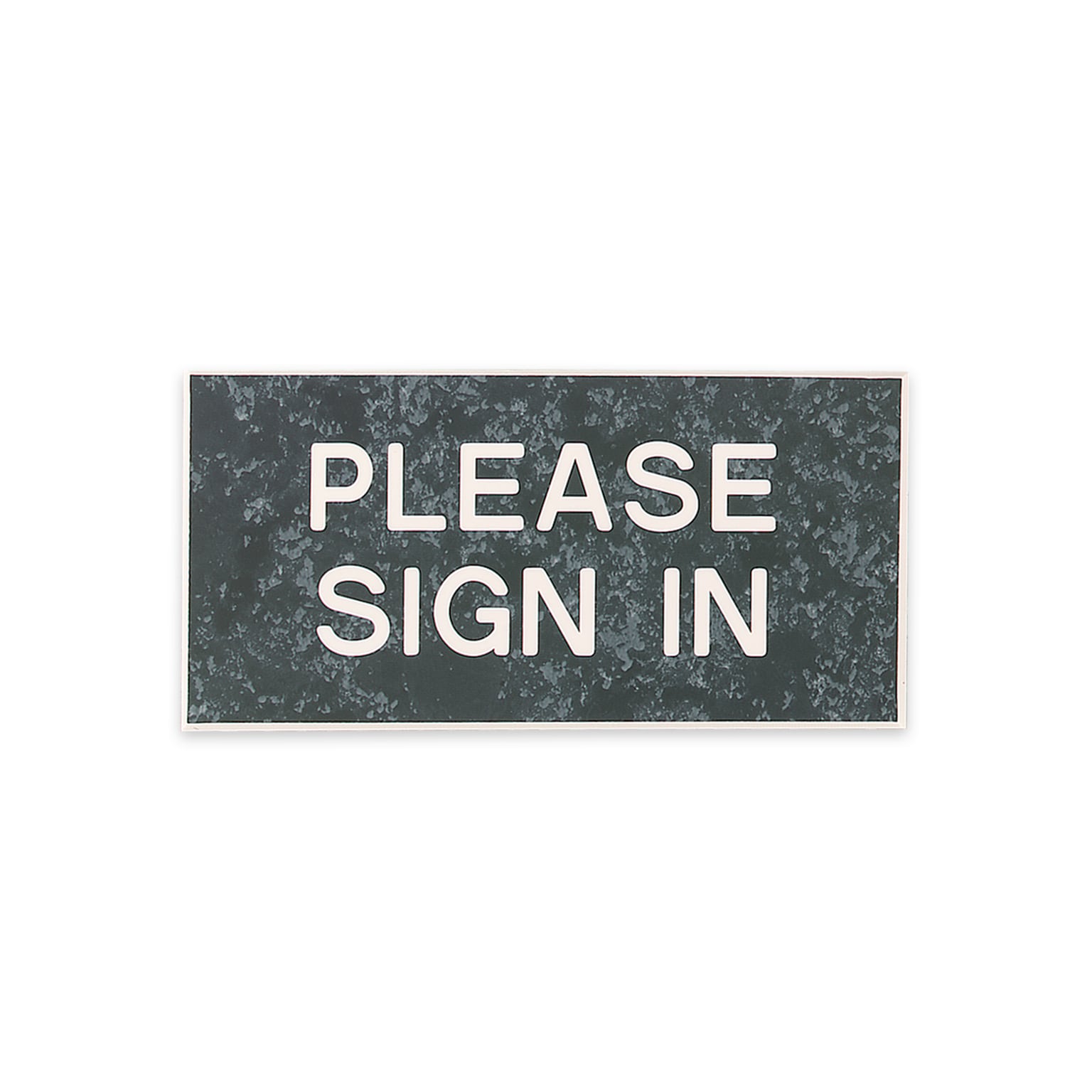 Custom Mountable Engraved Plastic Sign, 2 x 4