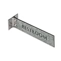 Custom Mountable Engraved Sign with Extended Wall Sign Holder, 2 x 8