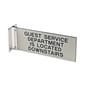 Custom Mountable Engraved Sign with Extended Wall Sign Holder, 4" x 10"