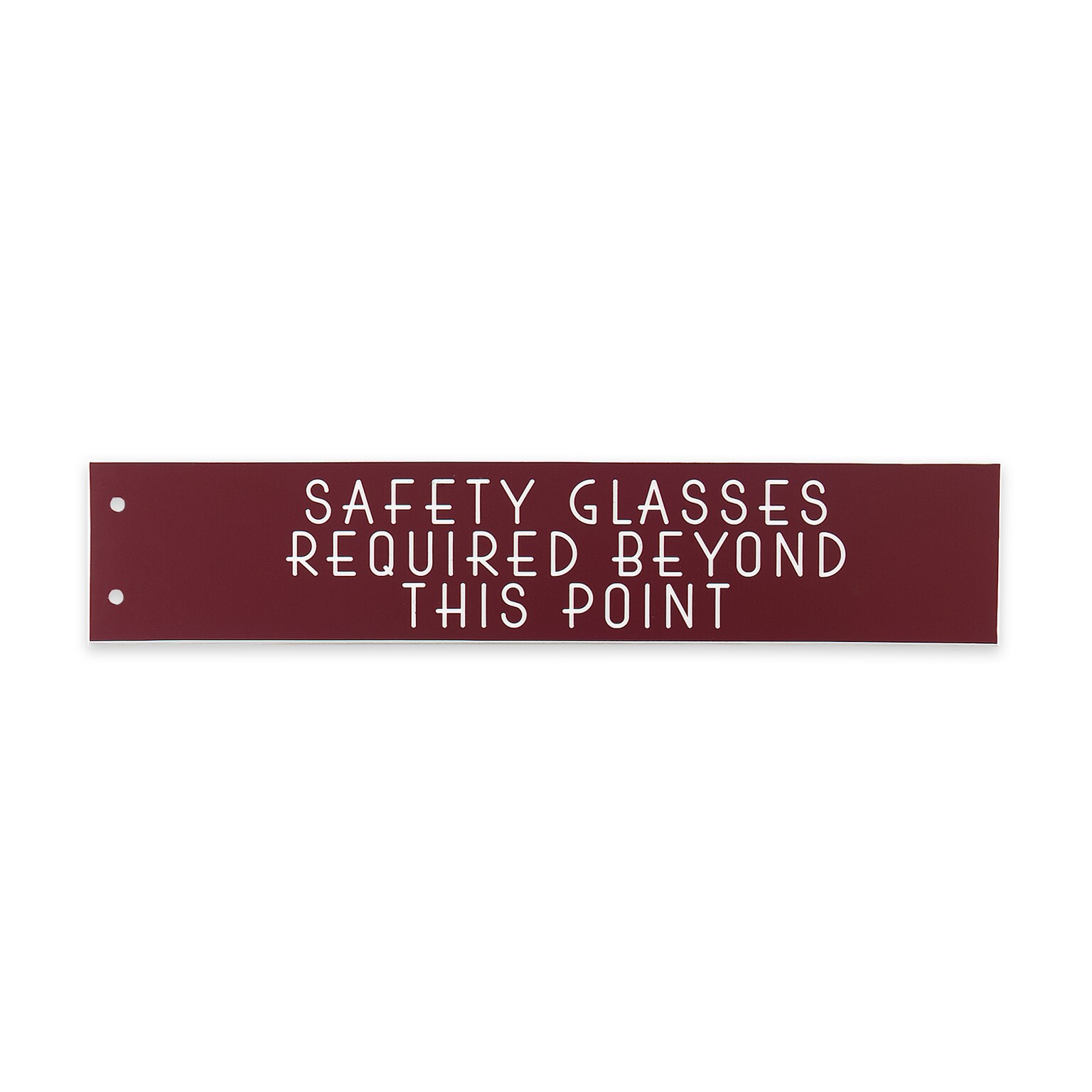 Custom Engraved Extended Wall Sign Only, 2 x 10
