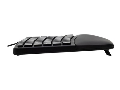 Kensington Pro Fit Ergo Wired Keyboard, Black (K75400US)