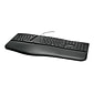 Kensington Pro Fit Ergo Wired Keyboard, Black (K75400US)