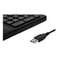 Kensington Pro Fit Ergo Wired Keyboard, Black (K75400US)