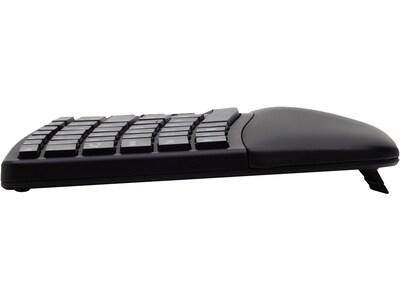 Kensington Pro Fit Wireless Ergonomic Keyboard and Optical Mouse Combo, Black (K75406US)