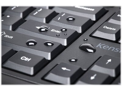 Kensington Pro Fit K75406US Wireless Ergonomic Keyboard and Mouse Combo, Black